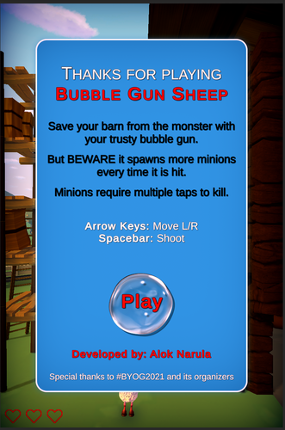Bubble Gun Sheep Image
