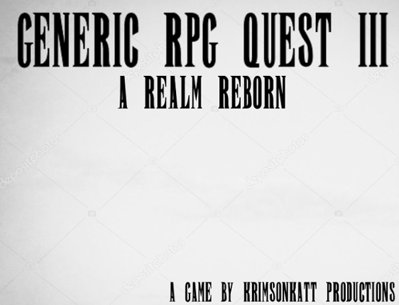 Generic RPG Quest III (Old Version) Game Cover