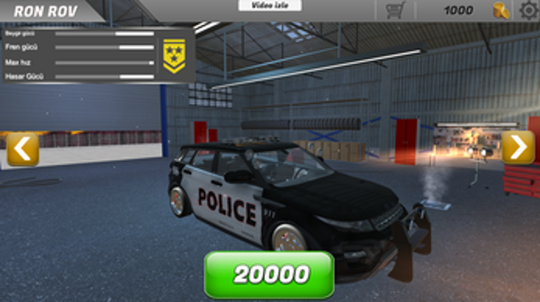 Police Car Drift Image