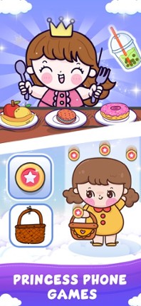 Girls Princess Phone Toy Games screenshot