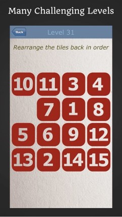 Number Tile: The Slide Puzzle screenshot
