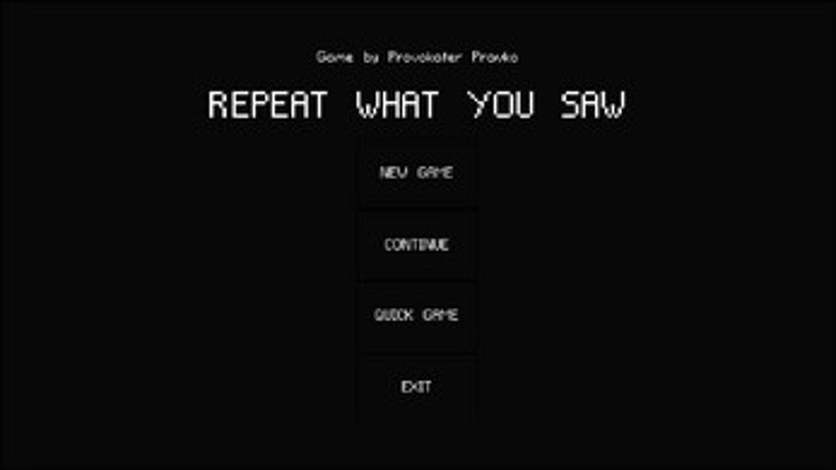 Repeat what you saw Image