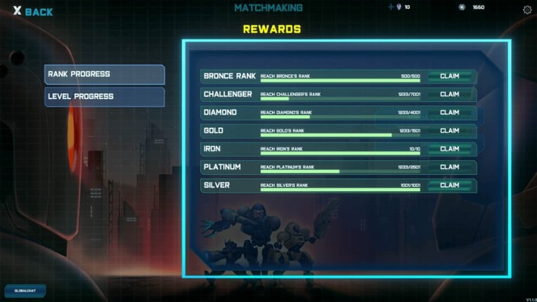 Simple Arena Robots screenshot