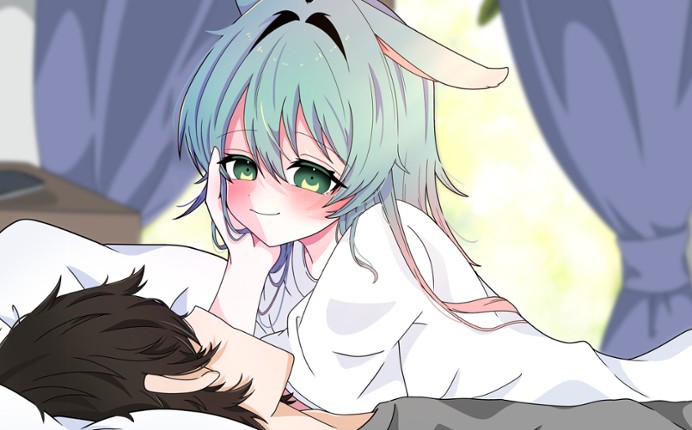The rabbit and Tamaki are Taking a break! screenshot