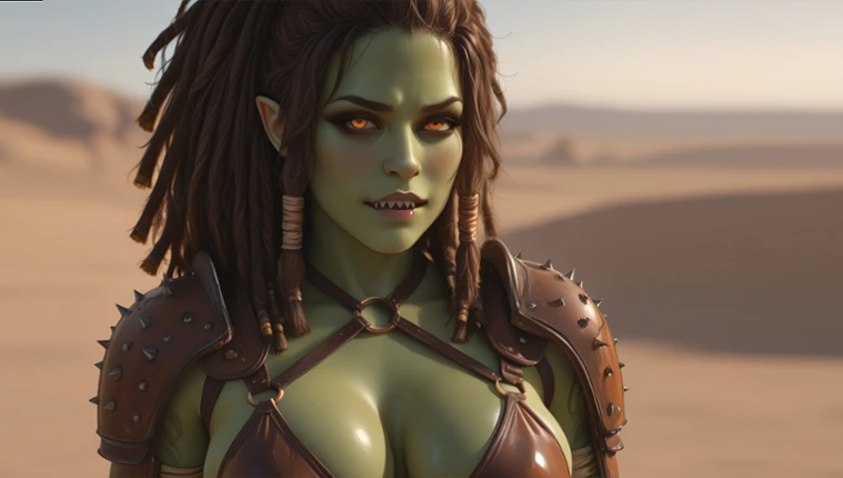Tribal Fantasy: Orc Girl Romance Image