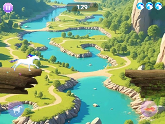 Unicorn dash : Magical Sky run screenshot