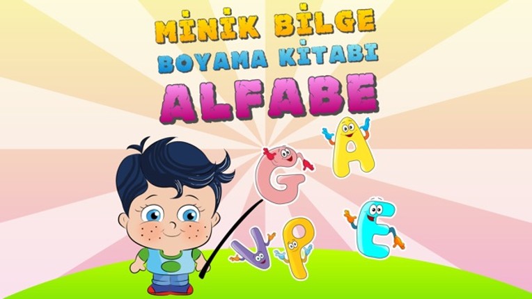 Alfabe Boyama Kitabı - Minik Bilge Türkçe Harfleri Boyayarak Öğreniyor screenshot