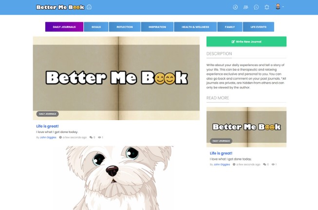 Better Me Book: Alpha Test screenshot