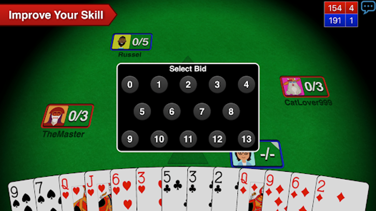 Spades + Card Game Online screenshot