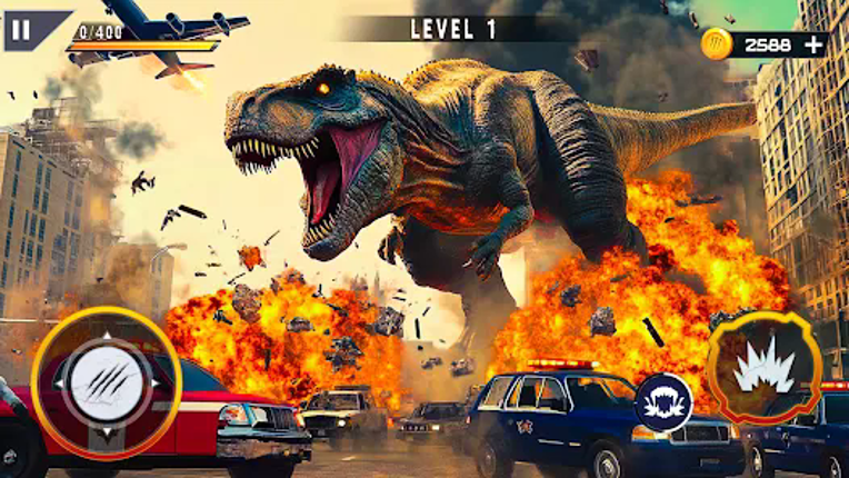 Monster Dinosaur Rampage Game Image