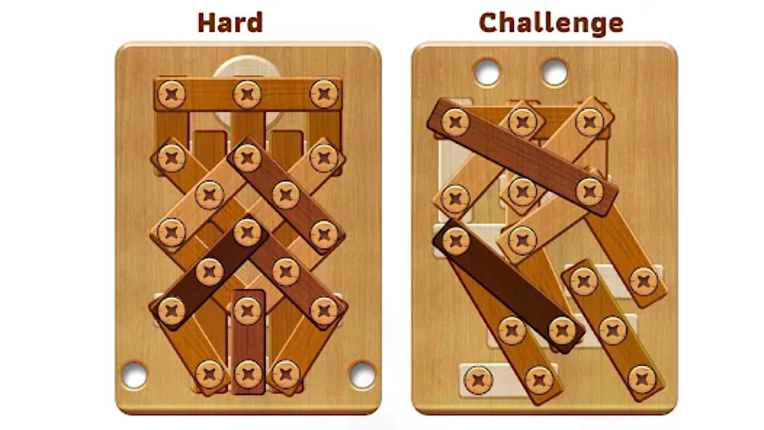 Nuts Bolts Wood Puzzle Games Image