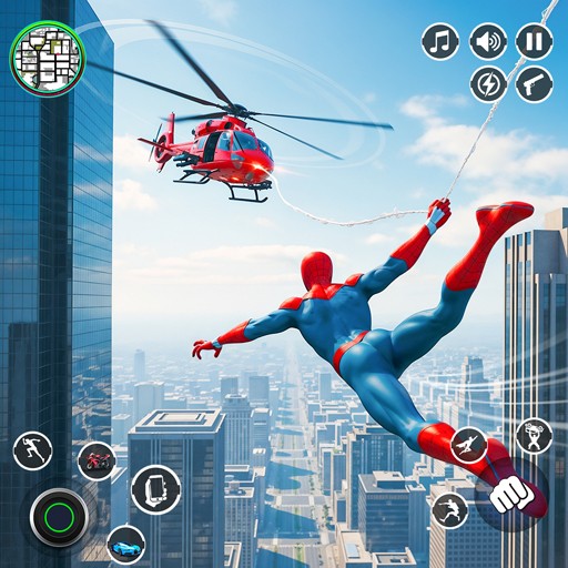 Games like Spider Rope Hero Rescue Game