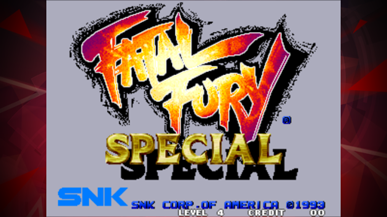 FATAL FURY SPECIAL ACA NEOGEO screenshot