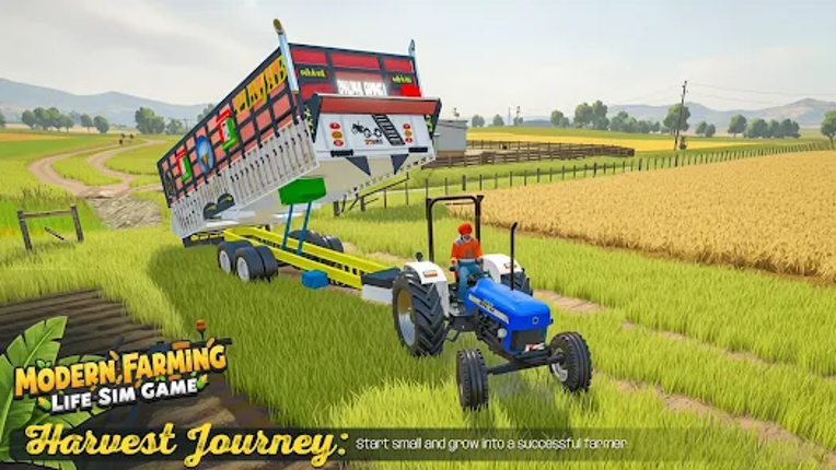 Modern Farming Life Sim Game screenshot