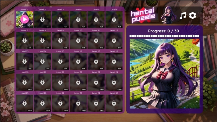 Hentai Puzzle: Midori Image