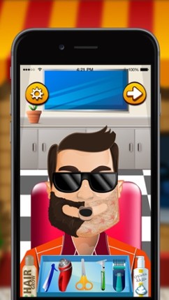 Shaving Salon - Crazy beard shave game for kids screenshot