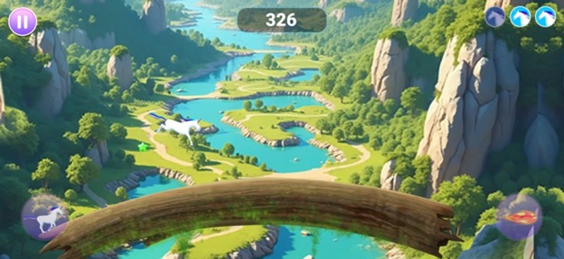 Unicorn dash : Magical Sky run screenshot