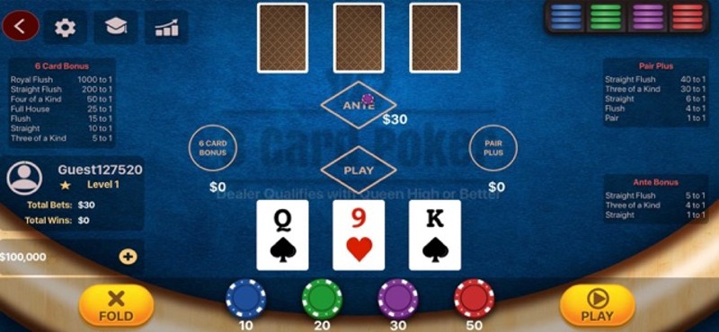 3 Card Poker Casino screenshot