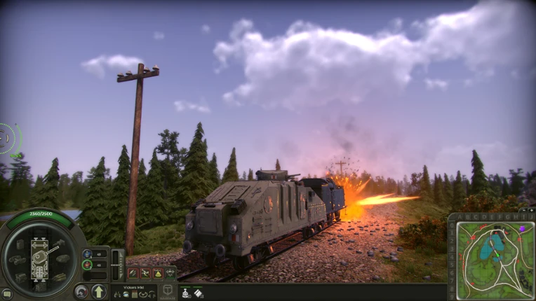 Armored Train Warfare screenshot