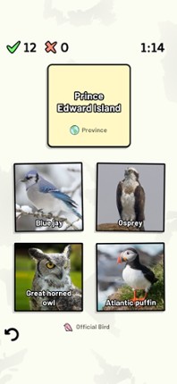 Canadian Provinces &amp; Ter. Quiz screenshot