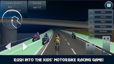 Crazy Kids Motorcycle Highway Race Image