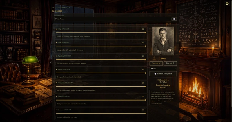 Dark Dice: Cthulhu Investigation Log Image