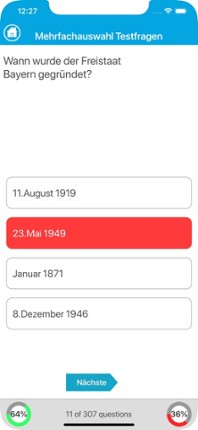 Deutsche Geschichte Quiz screenshot