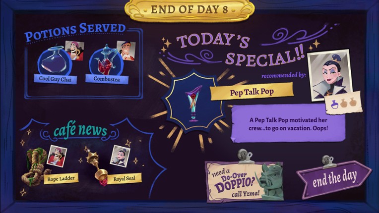 Disney Villains Cursed Café screenshot