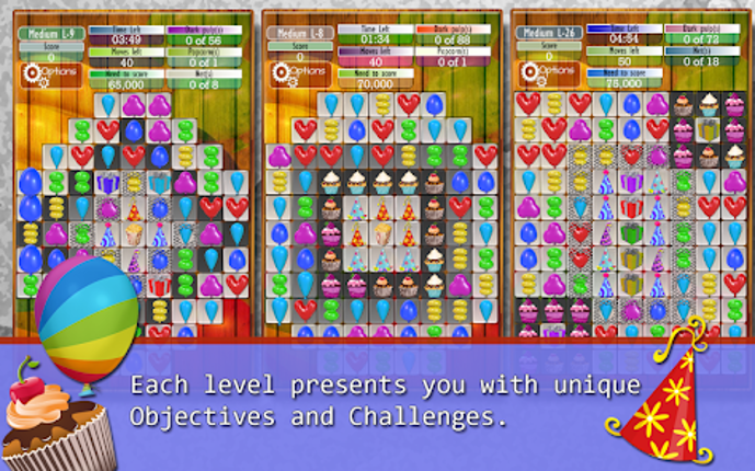 Balloon Drops - Match 3 puzzle screenshot