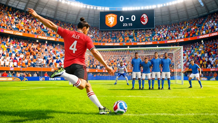 Football Cup Soccer League 3d Image
