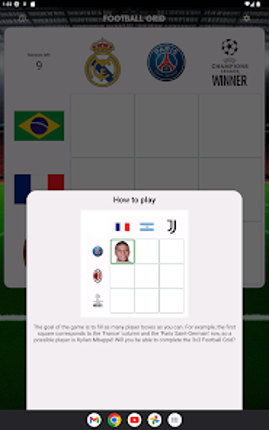 Football Grid screenshot