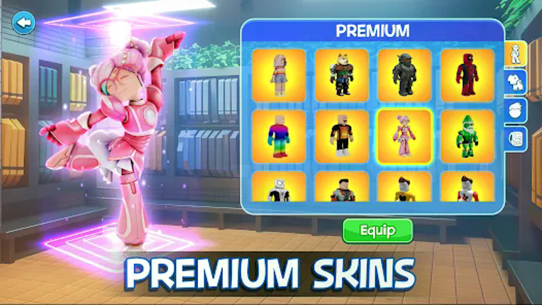 Obby Block World: Lava Fall screenshot