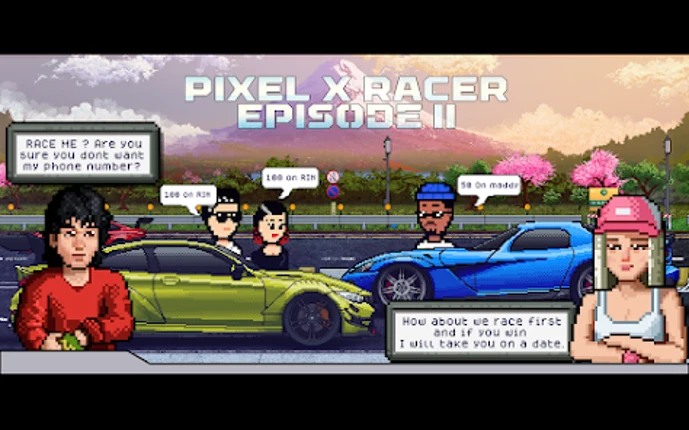 Pixel X Racer: Drag Racing Image