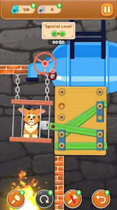 Unscrew Wood Nuts and Bolts screenshot