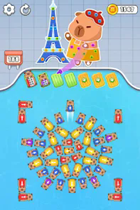 Capybara Mania: Sorting Puzzle screenshot