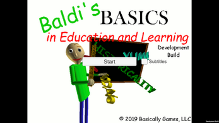 Baldi's Basics in Education and Learning Development Build Recreation screenshot