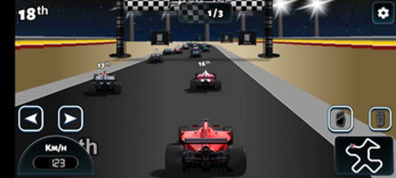 Racing 1, races cars game screenshot
