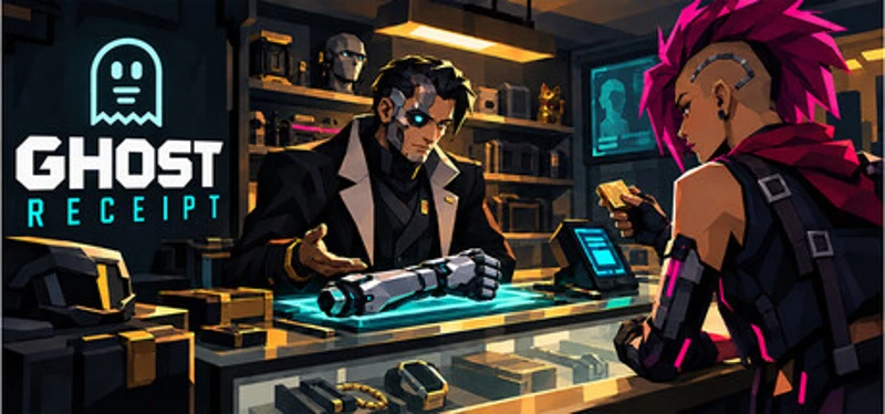 Ghost Receipt - A Cyberpunk Pawnshop Simulator Image