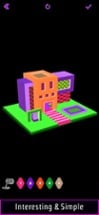 Glow House Voxel - Neon Draw Image