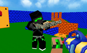 Paintball Fun 3D Pixel Image