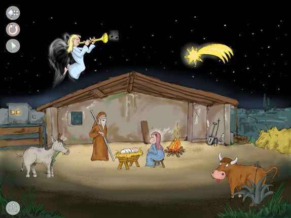 Play Bible - arrange bible scenes and listen to the story Image