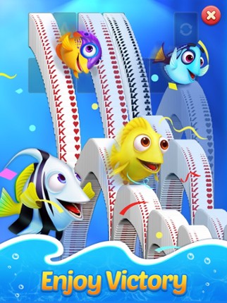 Solitaire Klondike Fish screenshot