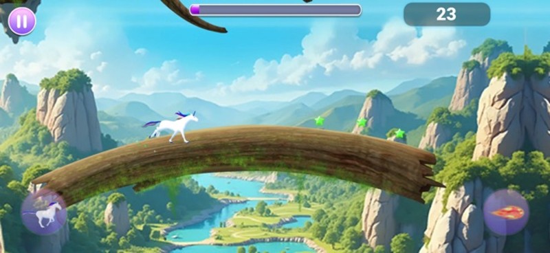 Unicorn dash : Magical Sky run screenshot