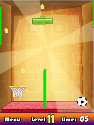 Wall Free Throw Soccer Game screenshot