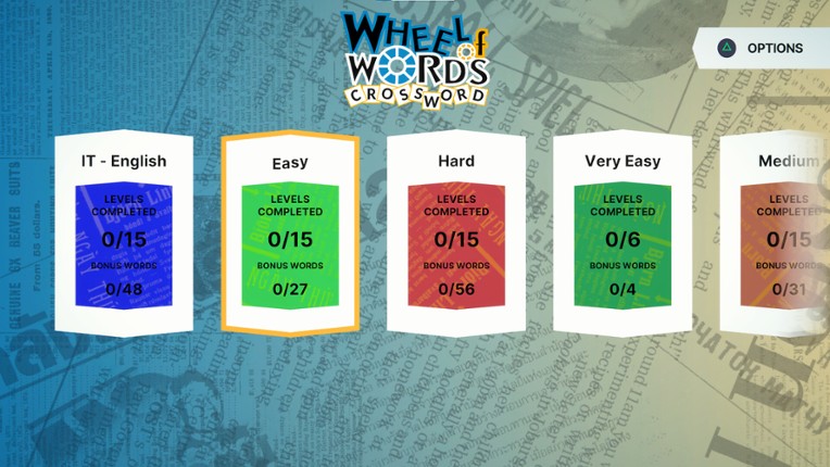 Wheel of Words: Crossword screenshot