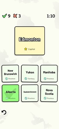 Canadian Provinces &amp; Ter. Quiz screenshot