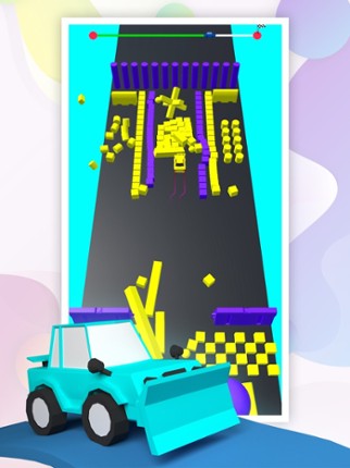 Car Bump 3d Bump crowd in City screenshot