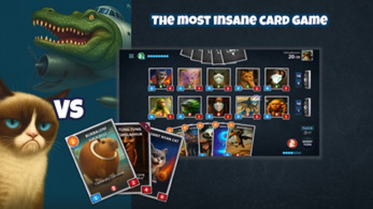 Cats vs Brainrot Image