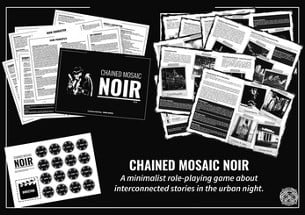 Chained Mosaic: Noir Image