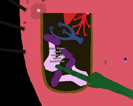 Cute Mushroom Foraging Image